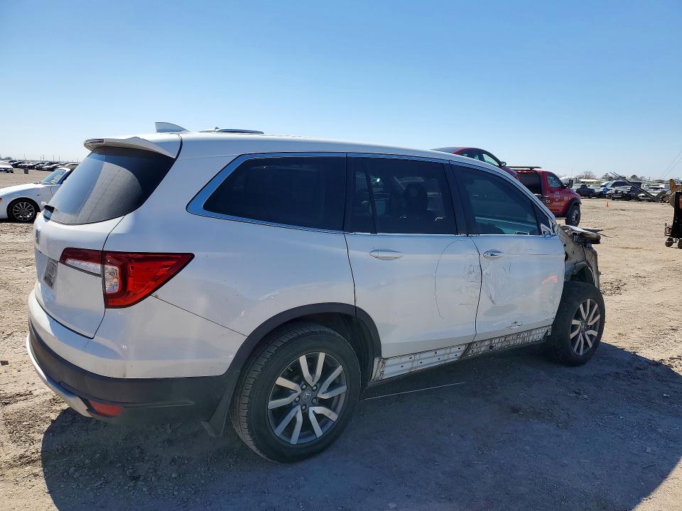 2021 Honda Pilot VIN 5FNYF5H34MB011314 COPART salvage auction — FRONT END, Tx - Salvage Vehicle Title, sold $6,700 on 2026-07-02 (photo 3)