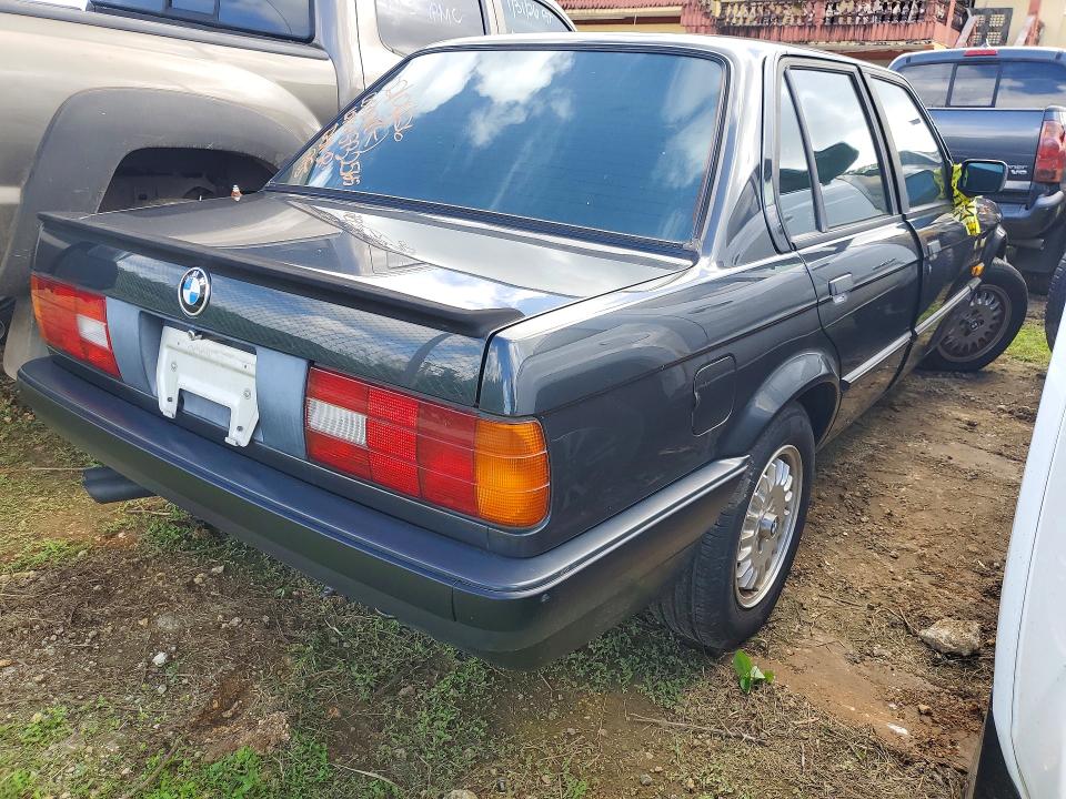 1989 BMW 3 series VIN WBAAD21060AF63647 COPART salvage auction — BURN, Gu - Salvage Certificate, sold $475 on 2026-07-27 (photo 3)