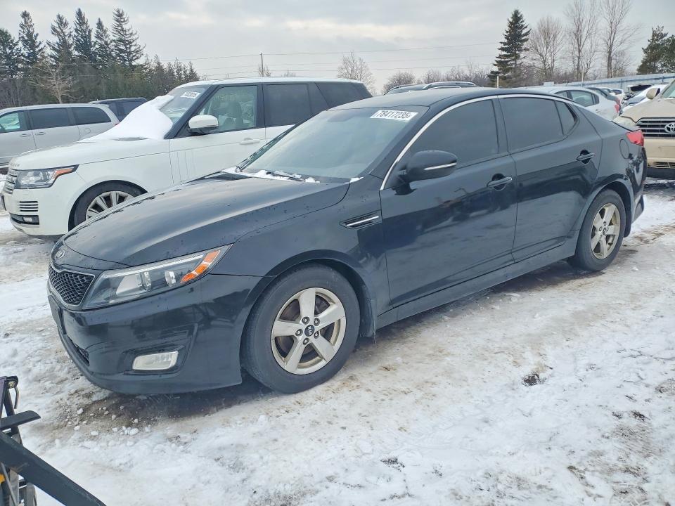 2015 Kia Optima VIN KNAGM4A77F5647378 COPART salvage auction — SIDE, On - Permit No Brand - Unfit, sold $200 on 2026-07-30 (photo 1)