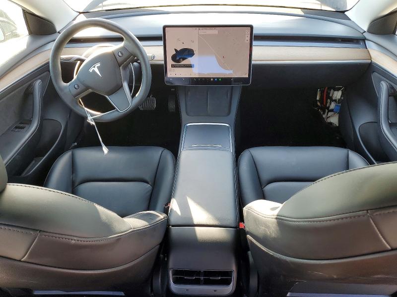 2021 Tesla Model 3 VIN 5YJ3E1EA6MF987880 COPART salvage auction — REAR END, Salvage Title, sold $1,200 on 2026-07-23 (photo 8)