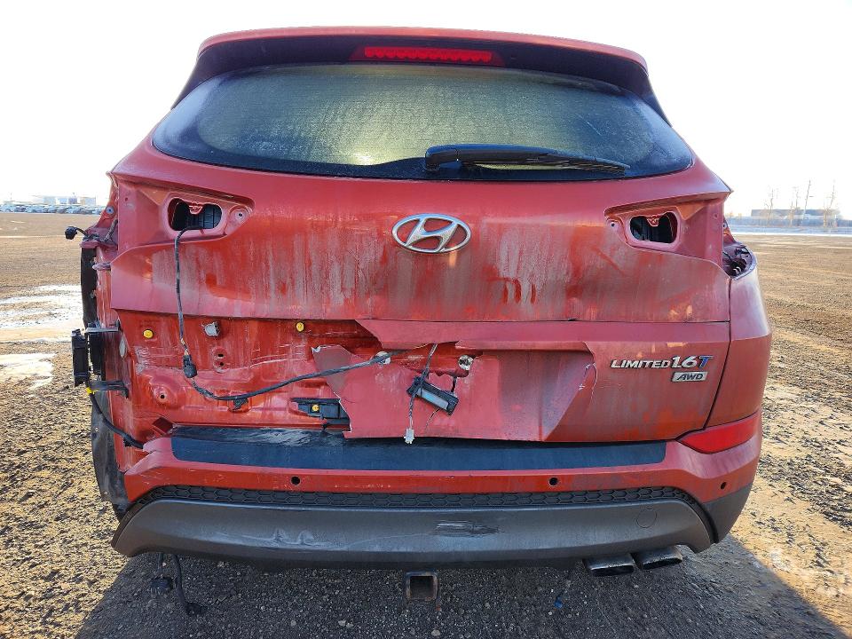 2016 Hyundai Tucson VIN KM8J3CA27GU098021 COPART salvage auction — REAR END, Salvage Title, sold $5,100 on 2026-07-14 (photo 6)