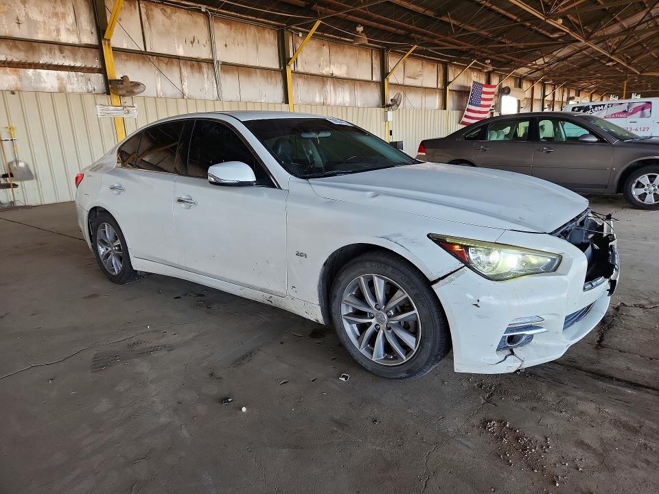 2017 Infiniti Q50 VIN JN1CV7AP8HM642427 COPART salvage auction — FRONT END, Salvage Title, sold $1,450 on 2026-08-03 (photo 4)