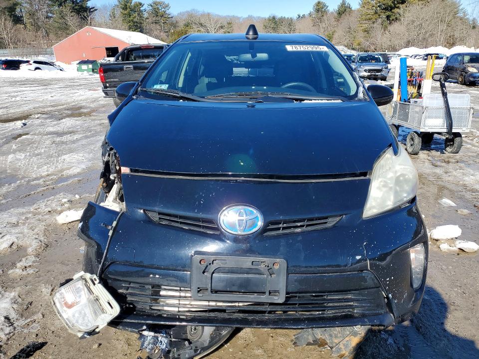 2013 Toyota Prius VIN JTDKN3DU3D5575369 COPART salvage auction — FRONT END, Ma - Cert Of Title-Parts Only Salva, sold $1,150 on 2026-07-02 (photo 5)