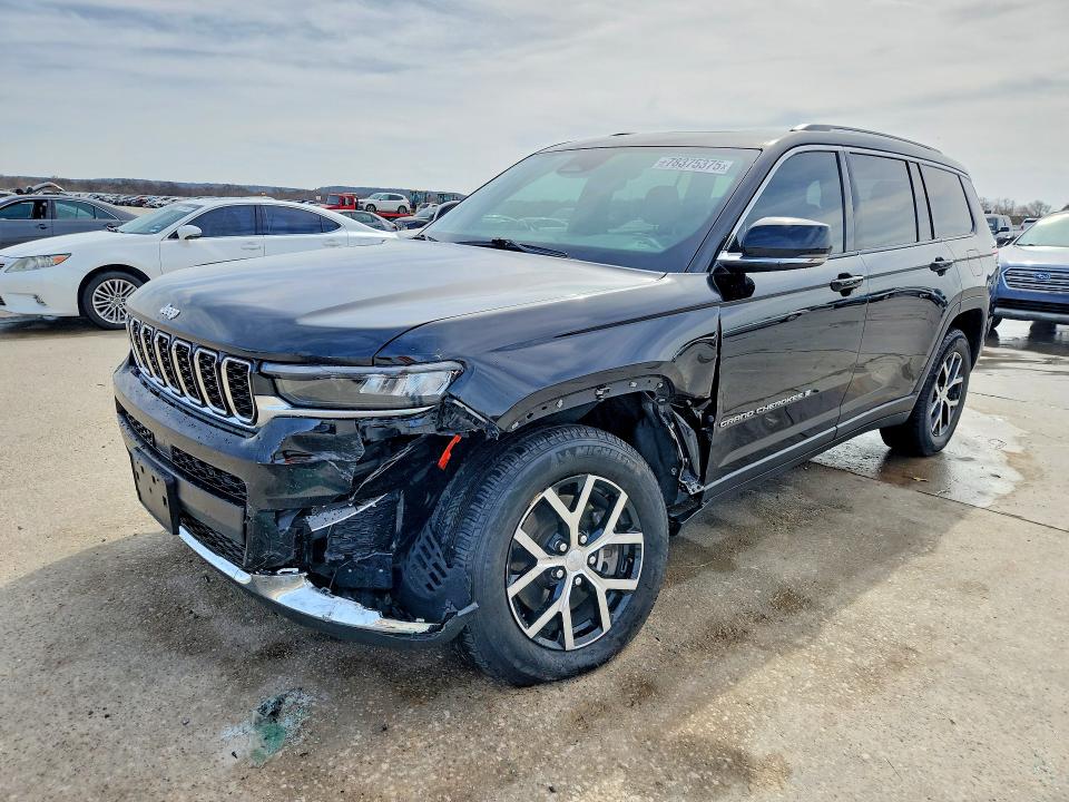 2023 Jeep Grand cherokee VIN 1C4RJKBG3P8832230 COPART salvage auction — FRONT END, Tx - Certificate Of Title, sold $9,000 on 2026-07-09 (photo 1)
