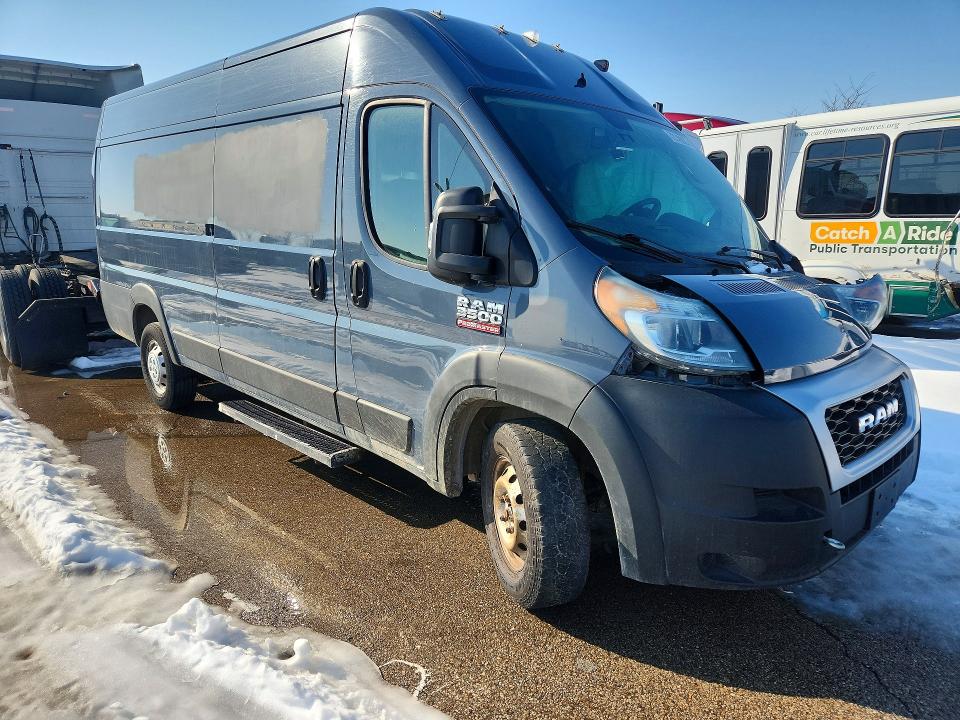 2021 Ram Promaster 3500 VIN 3C6FRVJG5ME500877 COPART salvage auction — FRONT END, Oh - Cert Of Title-Salvage, sold $3,050 on 2026-07-08 (photo 4)