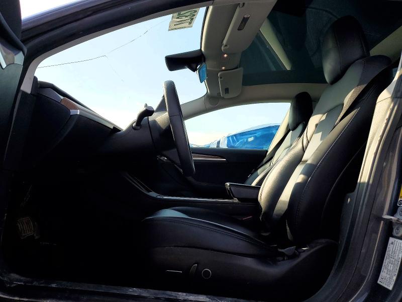 2023 Tesla Model 3 VIN 5YJ3E1EA7PF481737 COPART salvage auction — FRONT END, Qc - Gravement Accidente, sold $6,200 on 2026-07-28 (photo 7)
