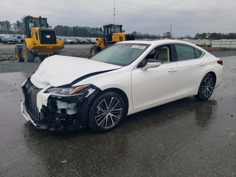 2025 Lexus ES VIN 58ADZ1B11SU185176 COPART salvage auction — FRONT END, Nc - Salvage Certificate Of Title, sold $9,500 on 2026-07-30 (photo 1)