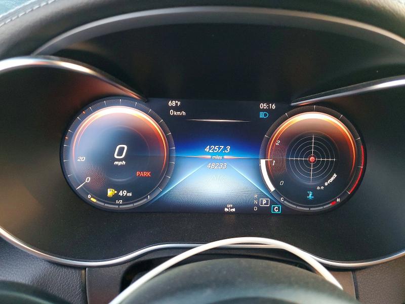 2021 Mercedes-benz C-klasse VIN W1KWF8DB7MR621374 COPART salvage auction — FRONT END, Ca - Salvage Certificate, sold $12,100 on 2026-07-31 (photo 9)