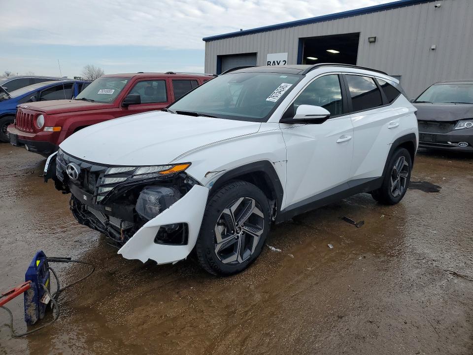 2023 Hyundai Tucson VIN KM8JFCA18PU096034 COPART salvage auction — FRONT END, Il - Salvage Certificate, sold $9,700 on 2026-07-09 (photo 1)