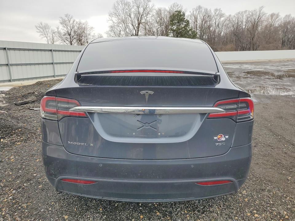 2018 Tesla Model x VIN 5YJXCDE23JF114147 COPART salvage auction — Front End, MD - CERT OF SALVAGE > 75% DAMAGE, sold $6,800 on 2026-06-16 (photo 6)