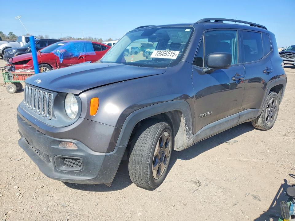 2016 Jeep Renegade VIN ZACCJAAT7GPE10310 COPART salvage auction — FRONT END, Salvage Title, sold $1,350 on 2026-07-13 (photo 1)