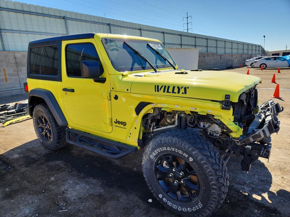 2022 Jeep Wrangler / VIN 1C4GJXAGXNW231413 COPART salvage auction — FRONT END, Nm - Cert Of Title-Salvage, sold $10,700 on 2026-07-30 (photo 4)