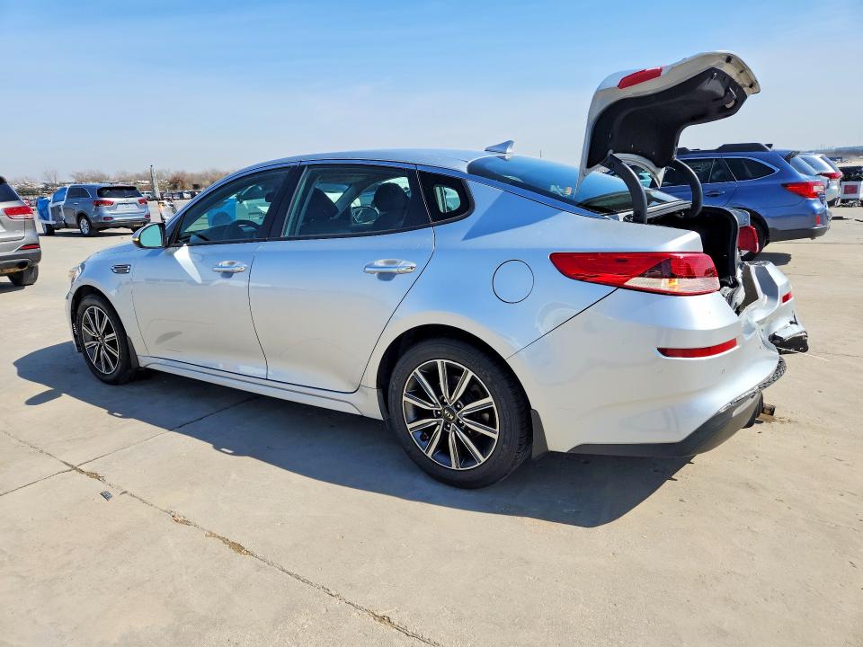 2019 Kia Optima VIN 5XXGT4L31KG358762 COPART salvage auction — REAR END, Tx - Salvage Vehicle Title, sold $2,000 on 2026-07-06 (photo 2)
