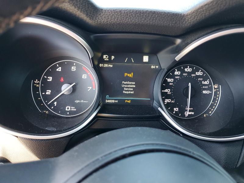 2022 Alfa romeo Stelvio VIN ZASPAKBN2N7D48761 COPART salvage auction — FRONT END, Salvage Title, sold $9,900 on 2026-08-18 (photo 9)