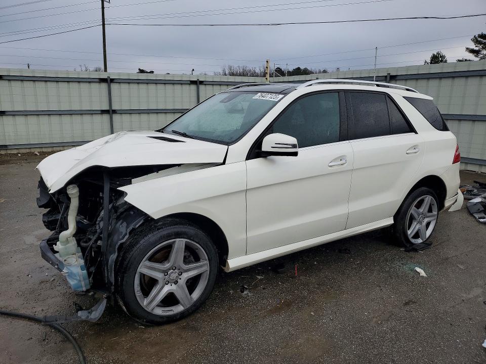 2015 Mercedes-benz VIN 4JGDA5GB9FA457245 COPART salvage auction — FRONT END, Al - Cert Of Title-Salvage Title, sold $1,850 on 2026-07-09 (photo 1)