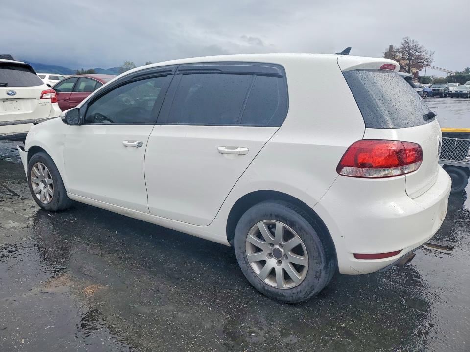 2012 Volkswagen Golf VIN WVWDB7AJ7CW309719 COPART salvage auction — FRONT END, Ca - Salvage Certificate, sold $525 on 2026-07-07 (photo 2)