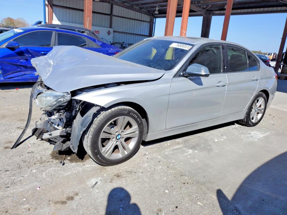 2016 BMW 3er VIN WBA8E9G57GNT82063 COPART salvage auction — FRONT END, Salvage Title, sold $525 on 2026-08-07 (photo 1)