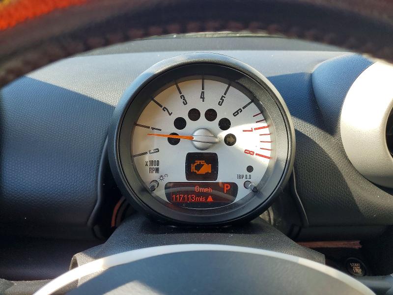 2011 Mini Cooper VIN WMWZC3C59BWL78385 COPART salvage auction — FRONT END, FL - CERT OF TITLE SLVG REBUILDABLE, sold $525 on 2026-07-22 (photo 9)