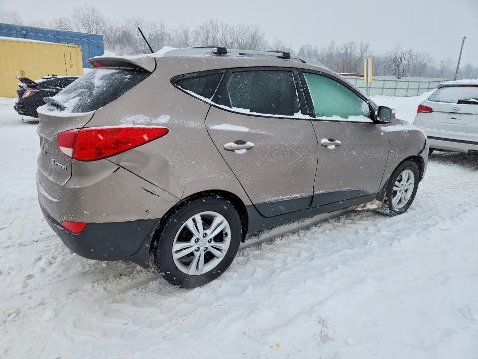 2013 Hyundai Tucson VIN KM8JU3AC5DU721931 COPART salvage auction — REAR END, Oh - Cert Of Title-Salvage, sold $2,250 on 2026-07-07 (photo 3)