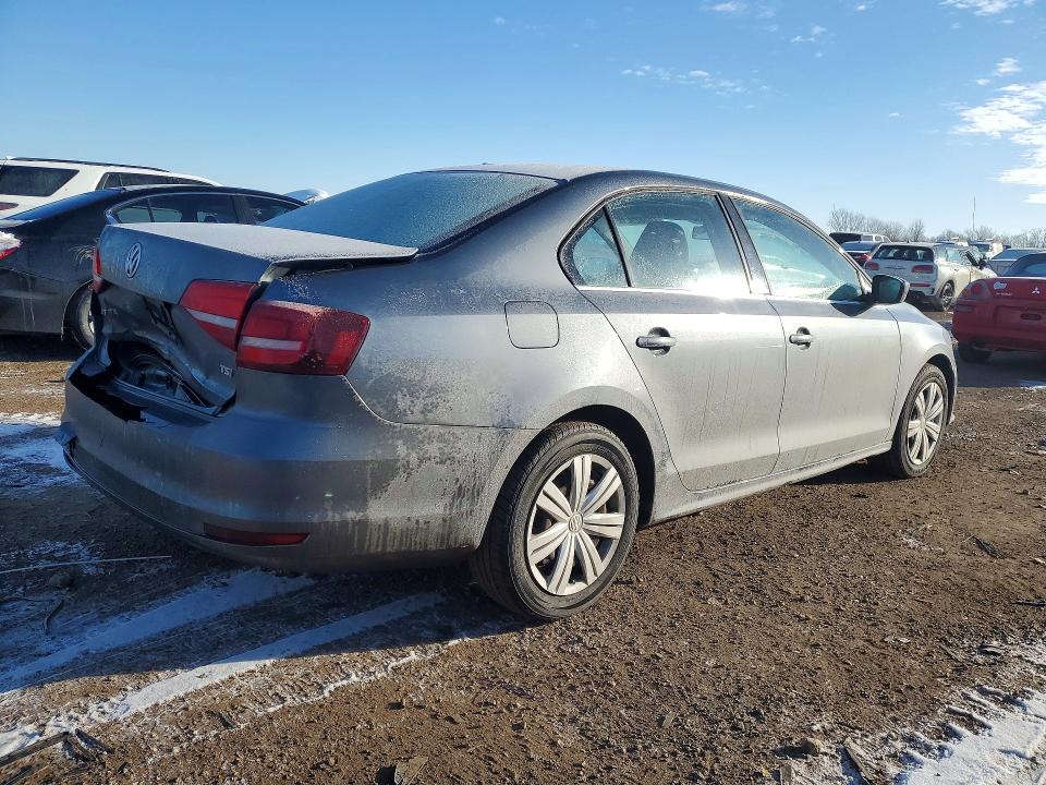 2017 Volkswagen Jetta VIN 3VW2B7AJ5HM413069 COPART salvage auction — REAR END, Il - Salvage Certificate, sold $1,800 on 2026-07-09 (photo 3)