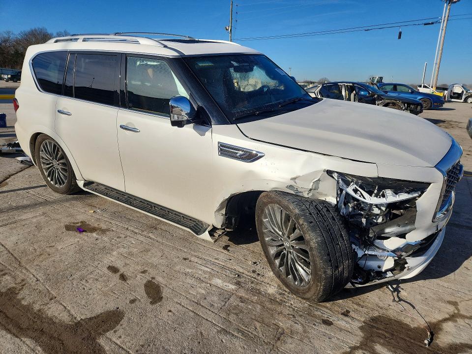 2022 Infiniti Qx80 VIN JN8AZ2BE2N9292997 COPART salvage auction — FRONT END, Tn - Salvage Certificate, sold $18,000 on 2026-07-27 (photo 4)