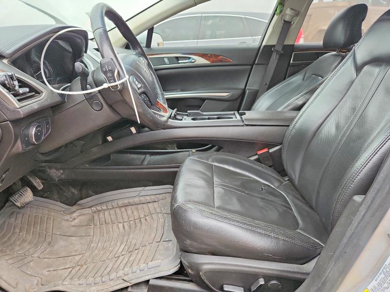 2014 Lincoln Mkz VIN 3LN6L2LU2ER815461 COPART salvage auction — FRONT END, Il - Salvage Certificate, sold $500 on 2026-07-09 (photo 7)
