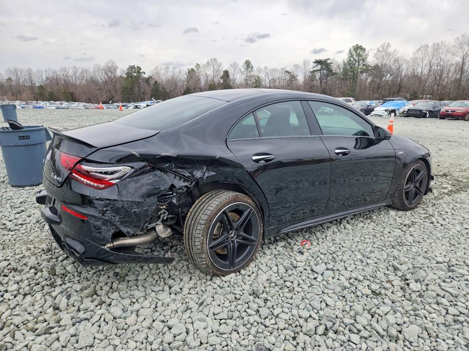 2023 Mercedes-benz Cla-klasse VIN W1K5J5DB0PN386630 COPART salvage auction — REAR END, NC - SALVAGE CERTIFICATE OF TITLE, sold $10,000 on 2026-07-29 (photo 3)