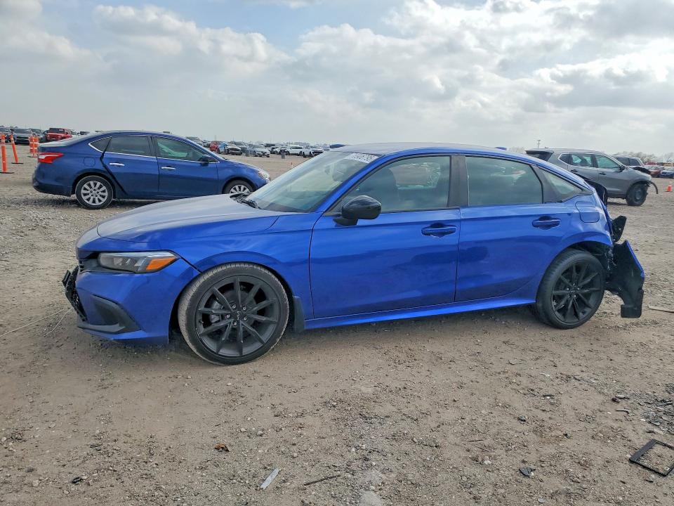 2024 Honda Civic VIN 2HGFE2F58RH552124 COPART salvage auction — REAR END, Tx - Salvage Vehicle Title, sold $4,700 on 2026-07-02 (photo 1)