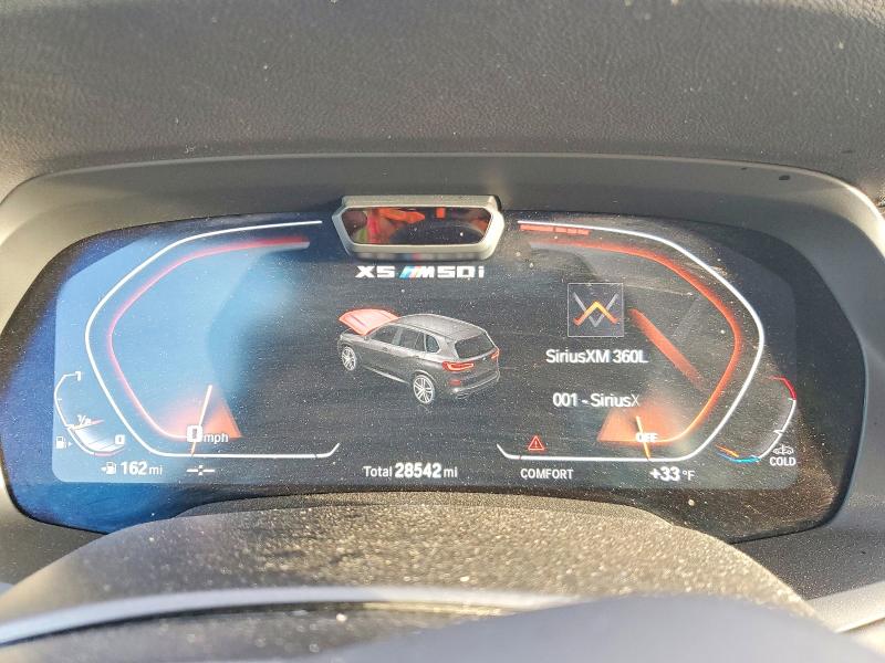 2023 BMW X5 VIN 5UXJU4C09P9P95713 COPART salvage auction — VANDALISM, Other, sold $33,750 on 2026-07-31 (photo 9)