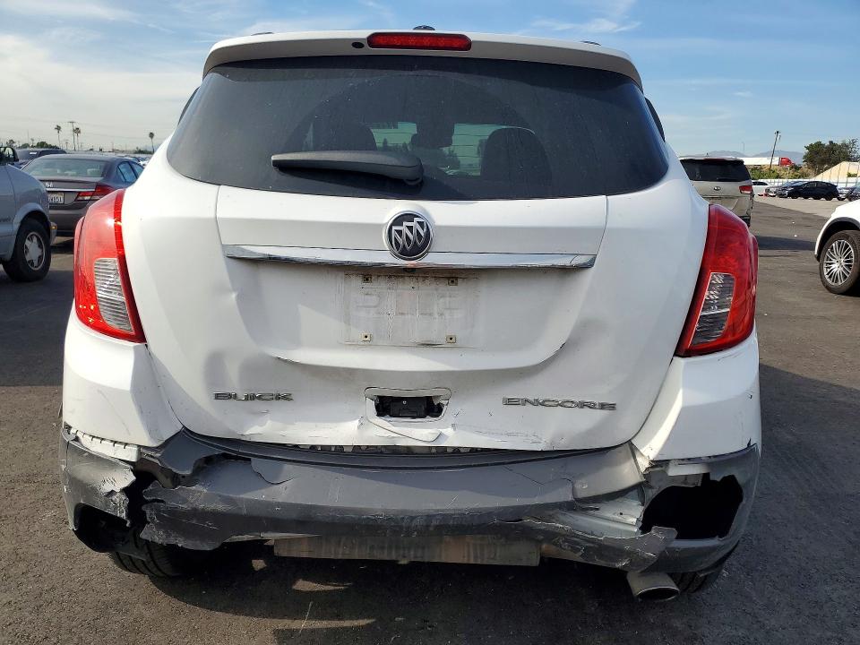 2016 Buick Encore VIN KL4CJASB3GB636242 COPART salvage auction — REAR END, Salvage Title, sold $625 on 2026-07-13 (photo 6)