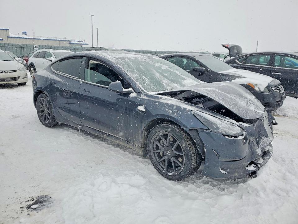 2023 Tesla Model 3 VIN 5YJ3E1EA9PF407106 COPART salvage auction — FRONT END, On - Permit Salvage, sold $8,100 on 2026-07-28 (photo 4)