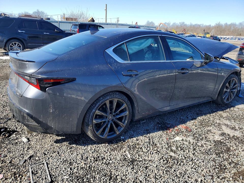 2023 Lexus Is 350 VIN JTHGZ1E25P5031700 COPART salvage auction — FRONT END, NJ - CERT OF TITLE-SALVAGE, sold $1,750 on 2026-07-24 (photo 3)