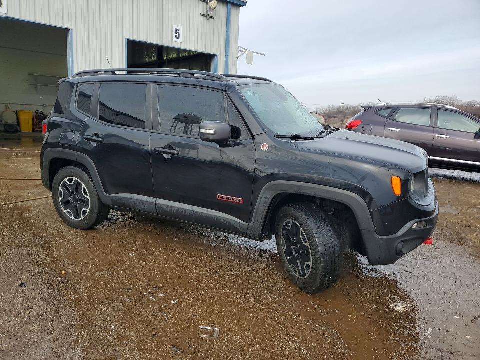 2016 Jeep Renegade VIN ZACCJBCT7GPD28614 COPART salvage auction — FRONT END, Il - Salvage Certificate, sold $1,100 on 2026-07-15 (photo 4)
