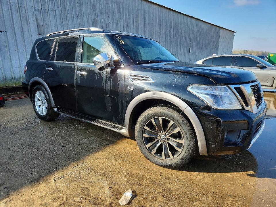 2017 Nissan Armada VIN JN8AY2NF9H9302470 COPART salvage auction — MINOR DENT/SCRATCHES, La - Certificate Of Title, sold $4,250 on 2026-07-20 (photo 4)