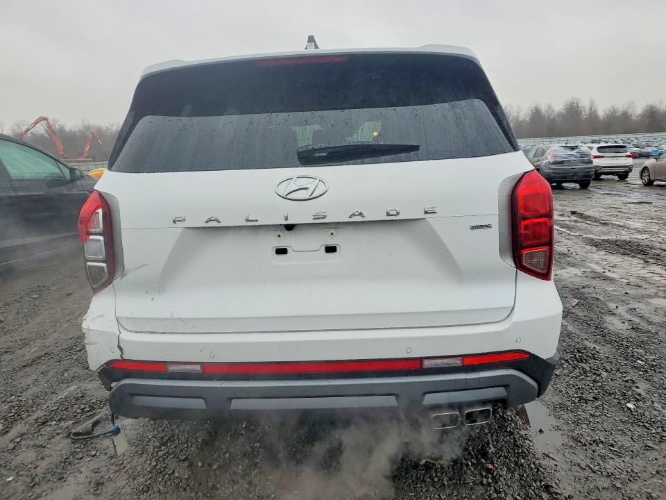 2025 Hyundai Palisade VIN KM8R1DGE4SU937289 COPART salvage auction — REAR END, Id - Salvage Certificate Of Title, sold $5,200 on 2026-07-24 (photo 6)