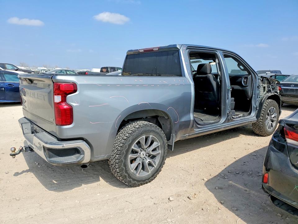 2019 Chevrolet Silverado 1500 VIN 3GCPWCED0KG243431 COPART salvage auction — SIDE, Tx - Salvage Vehicle Title, sold $9,900 on 2026-07-02 (photo 3)