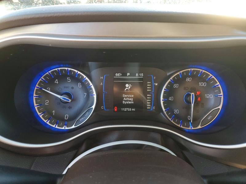 2017 Chrysler Pacifica VIN 2C4RC1CG6HR703942 COPART salvage auction — REAR END, Al - Cert Of Title-Salvage Title, sold $3,400 on 2026-07-30 (photo 9)