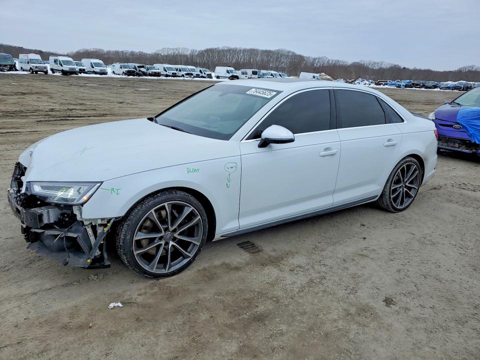 2018 Audi S4 VIN WAUC4AF44JA075939 COPART salvage auction — FRONT END, Ma - Cert Of Title-Salvage, sold $200 on 2026-07-29 (photo 1)