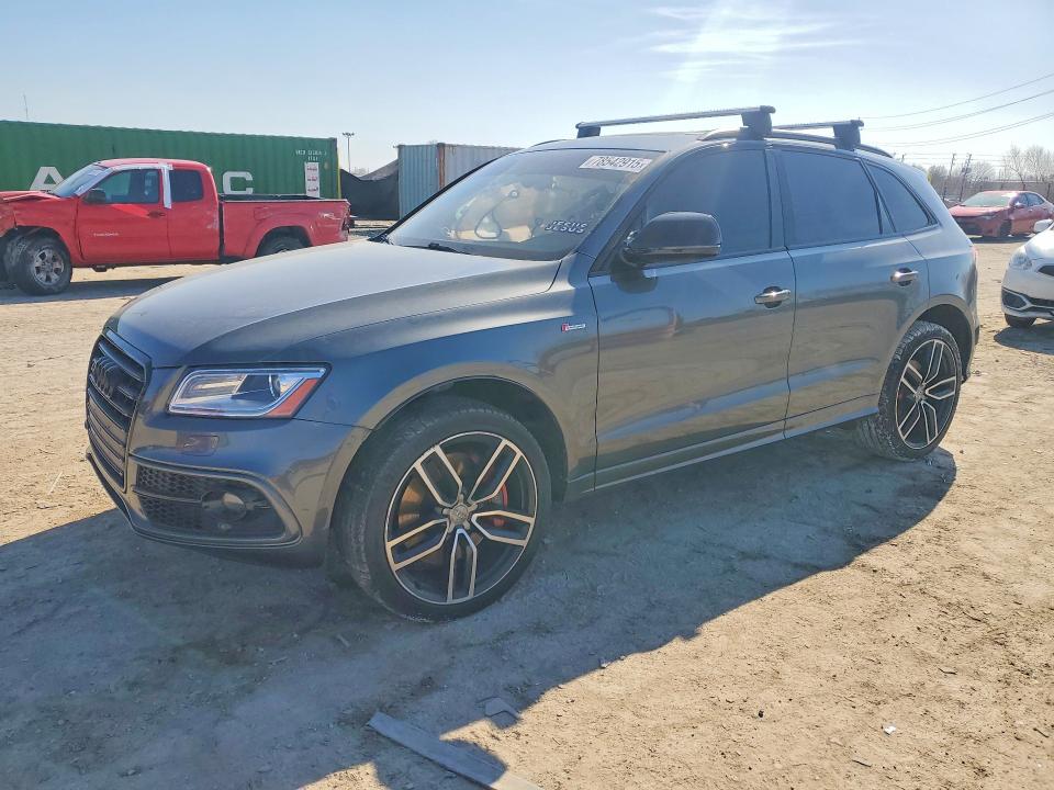 2017 Audi Q5 VIN WA1CCAFP5HA039830 COPART salvage auction — SIDE, IN - CERT OF TITLE-SALVAGE TITLE, sold $1,600 on 2026-07-31 (photo 1)