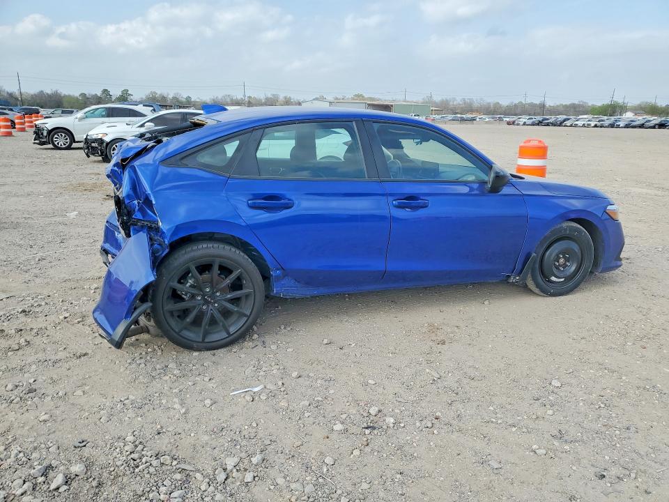 2024 Honda Civic VIN 2HGFE2F58RH552124 COPART salvage auction — REAR END, Tx - Salvage Vehicle Title, sold $4,700 on 2026-07-02 (photo 3)