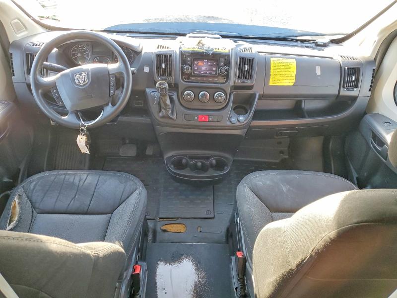 2020 Ram Promaster 3500 VIN 3C6URVJG5LE132206 COPART salvage auction — NORMAL WEAR, Nj - Certificate Of Title, sold $11,200 on 2026-07-28 (photo 8)