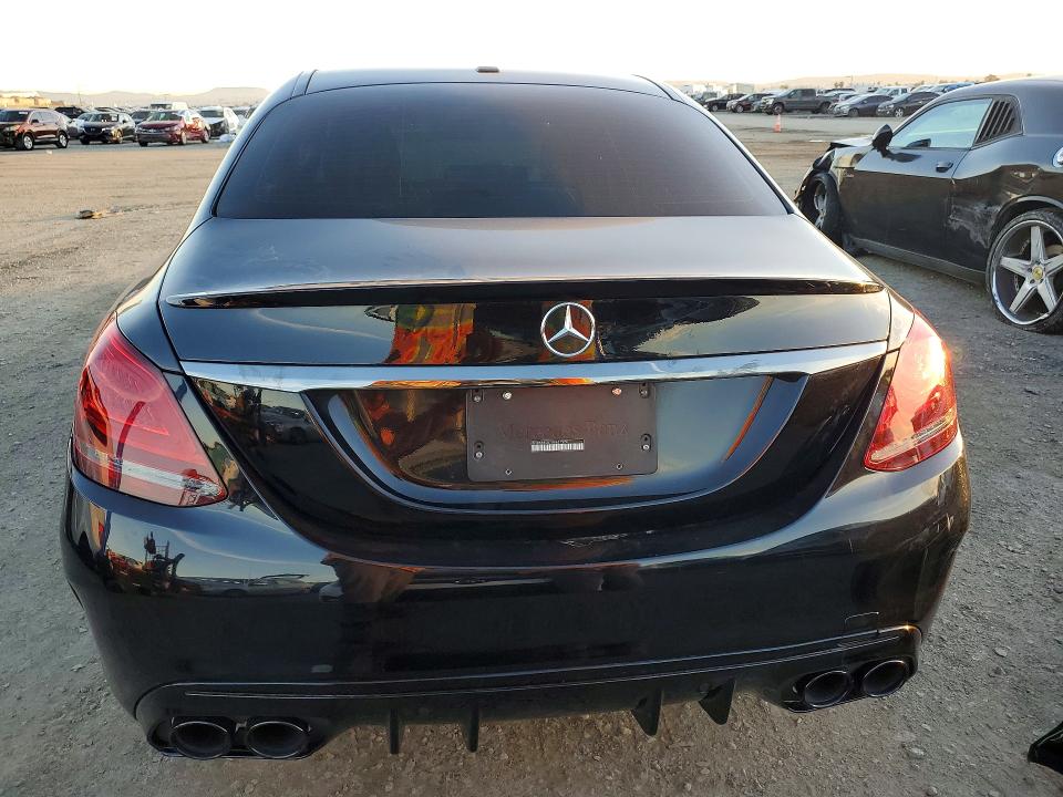 2021 Mercedes-benz C-klasse VIN W1KWF8DB7MR621374 COPART salvage auction — FRONT END, Ca - Salvage Certificate, sold $12,100 on 2026-07-31 (photo 6)