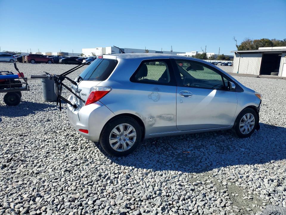 2012 Toyota Yaris VIN JTDJTUD30CD535883 COPART salvage auction — FRONT END, Fl - Cert Of Title Slvg Rebuildable, sold $1,600 on 2026-07-22 (photo 3)