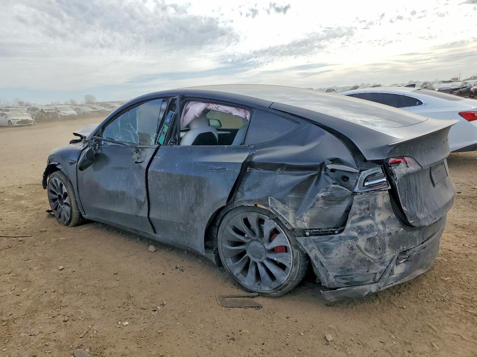 2023 Tesla Model y VIN 7SAYGDEF6PF662358 COPART salvage auction — ALL OVER, Il - Salvage Certificate, sold $4,450 on 2026-07-21 (photo 2)