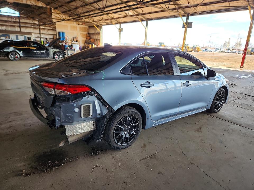 2020 Toyota Corolla VIN JTDEPRAE0LJ095772 COPART salvage auction — REAR END, Id - Salvage Certificate Of Title, sold $1,550 on 2026-07-22 (photo 3)
