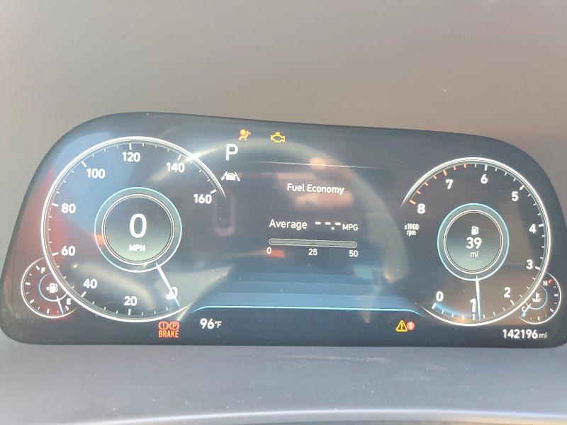 2021 Hyundai Sonata VIN 5NPEH4J2XMH132617 COPART salvage auction — FRONT END, Fl - Certificate Of Destruction, sold $4,150 on 2026-07-10 (photo 9)