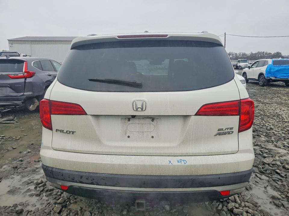 2018 Honda Pilot VIN 5FNYF6H01JB036372 COPART salvage auction — FRONT END, Nj - Cert Of Title-Salvage, sold $8,600 on 2026-07-27 (photo 6)