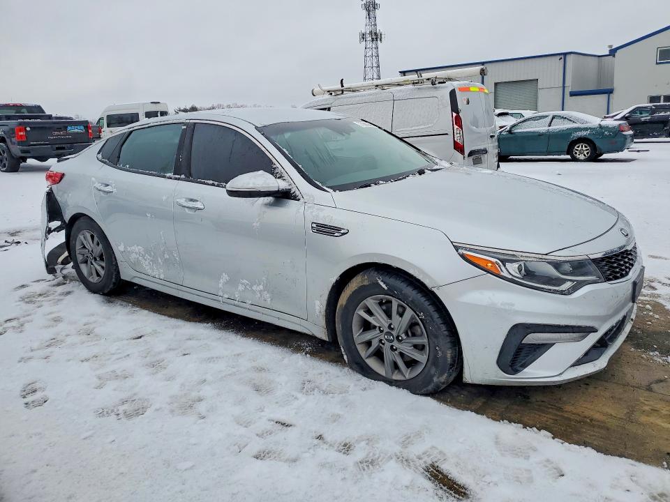 2019 Kia Optima VIN 5XXGT4L38KG346849 COPART salvage auction — REAR END, Nj - Cert Of Title-Salvage, sold $225 on 2026-07-27 (photo 4)