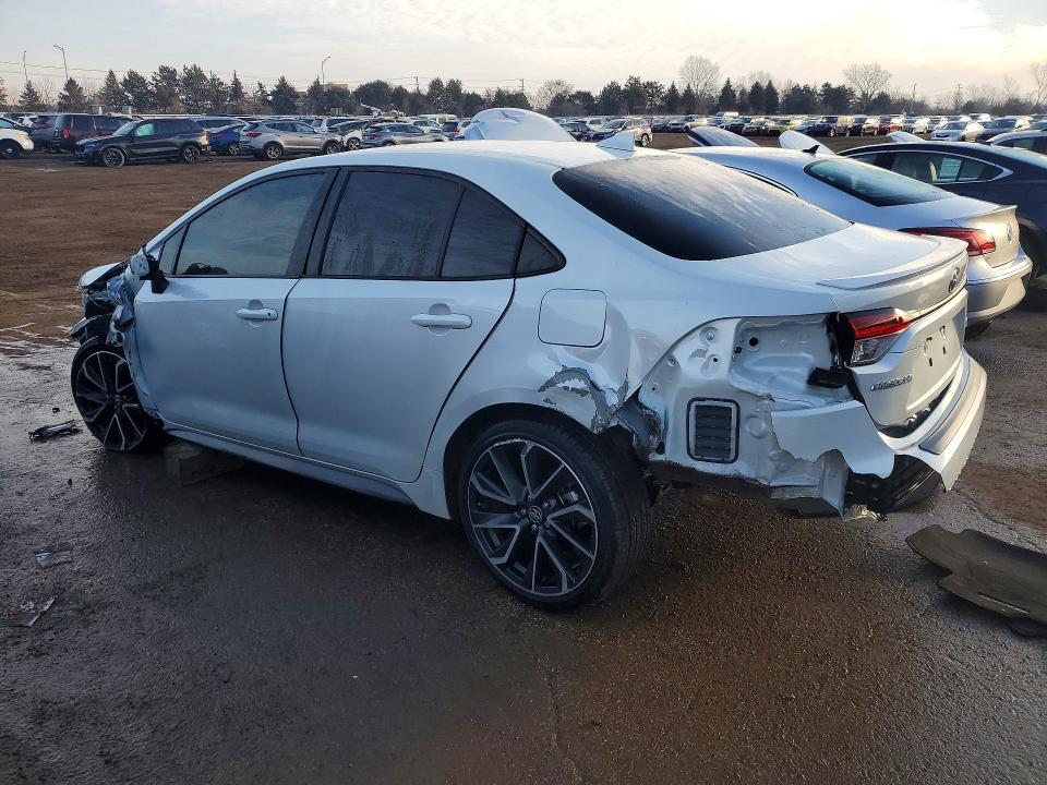 2022 Toyota Corolla VIN JTDS4MCE2NJ083587 COPART salvage auction — FRONT END, Il - Salvage Certificate, sold $3,400 on 2026-07-30 (photo 2)