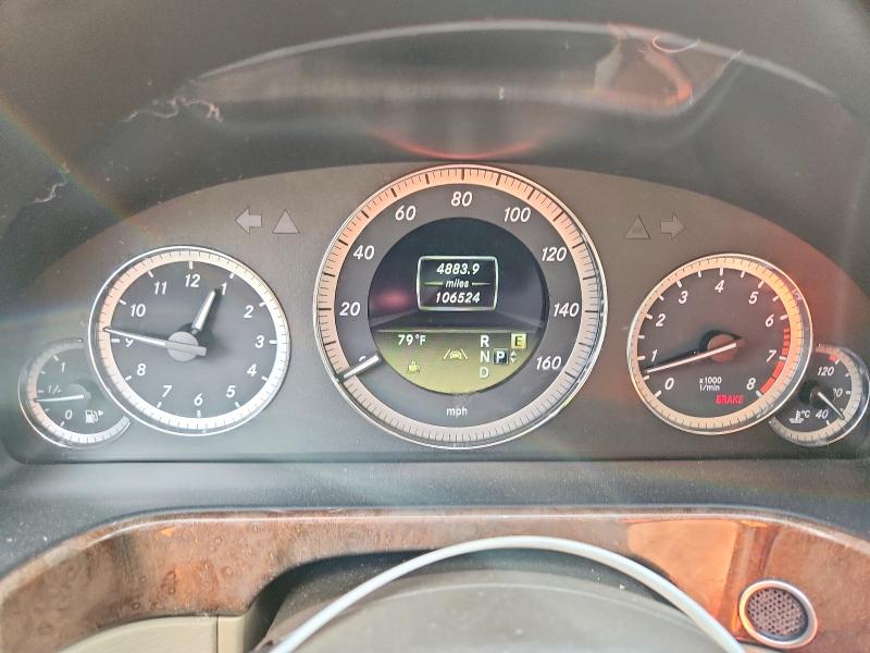 2012 Mercedes-benz E-klasse VIN WDDHF5KB6CA654017 COPART salvage auction — REAR END, Salvage Title, sold $1,250 on 2026-07-28 (photo 9)